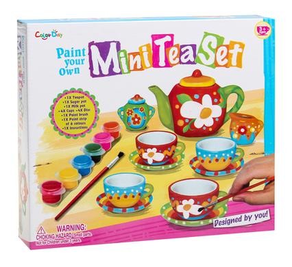 Bulk Pack x 2 Art+Craft Create Your Own Tea Set – Limited