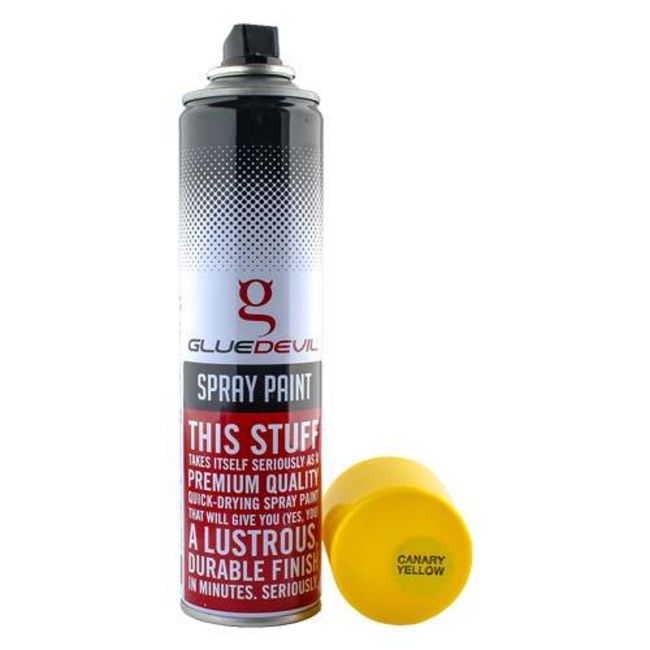 Glue Devil Spray Paint Canary Yellow | Premium DIY Hardware