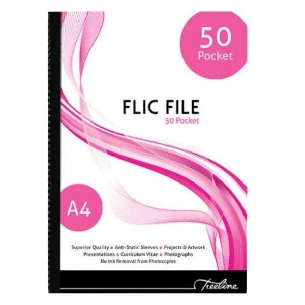 Display File Flic Source Direct- A4 Display Flic File Soft Cover - Pack of 10 (50 ...