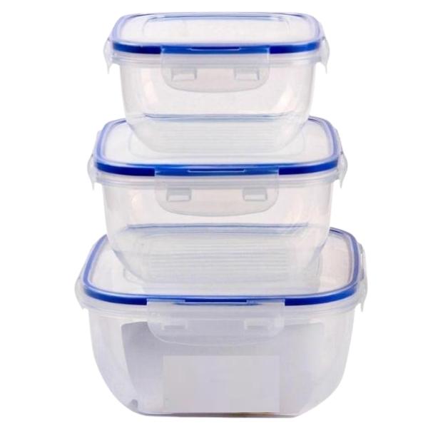 Source Direct Storage Containers Combo – 3 Piece (400ml,