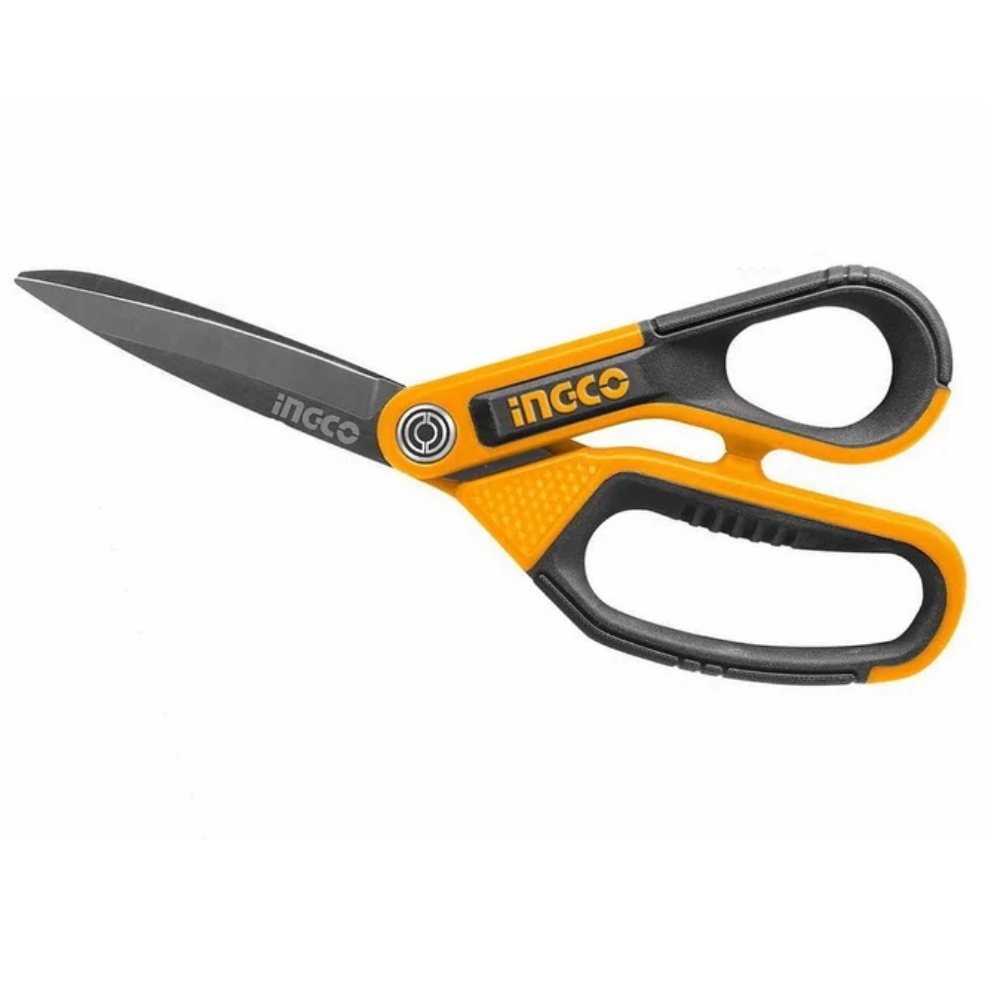 Ingco Rubber Grip Long-Blade Scissors 210MM | Limited Stock