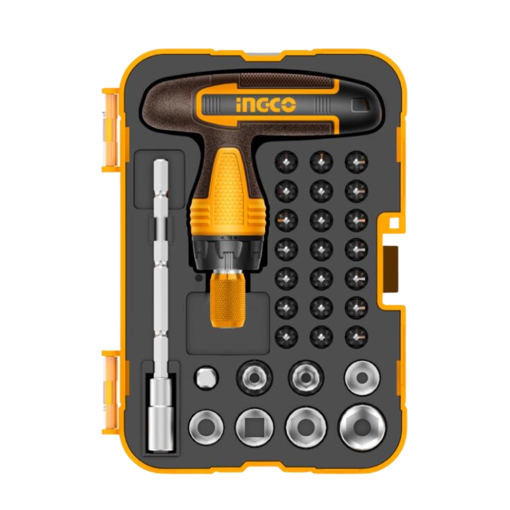 Ingco Screwdriver Racking Ingco 31-Piece T-Handle Wrench & Screwdriver Set | Limited
